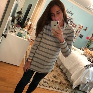 Loft cowl neck top